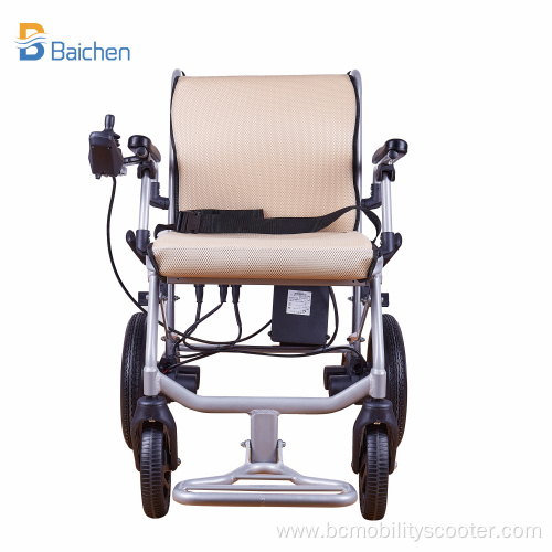 Trending folding aluminum lithium battery wheelchair